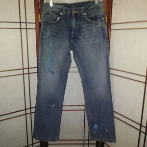 AX Armani Exchange jeans painted grunge 31 short